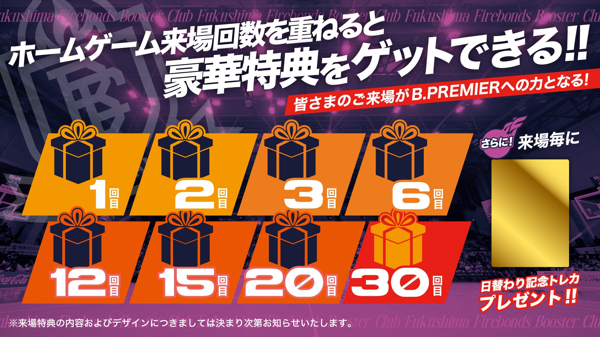 来場回数特典イメージ
