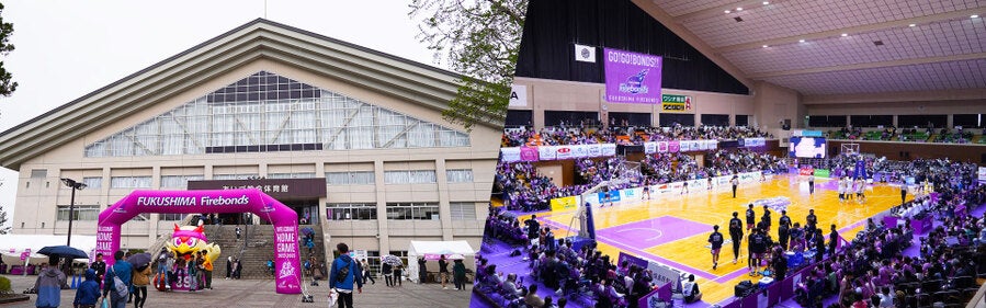 建物の外観 あいづ総合体育館