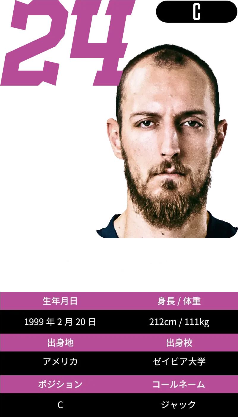 #24 ジャック・ナンジ：プロフィール